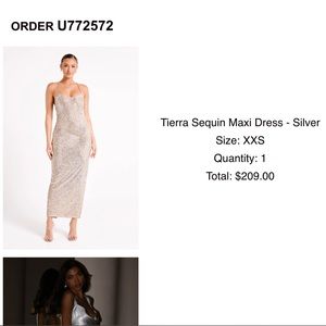 Brand new w/ Tags Meshki formal dress. It’s final sale & a little too big on me